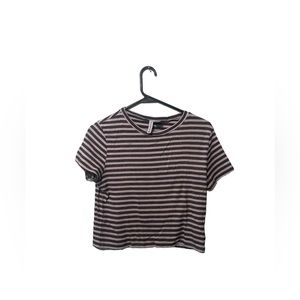 Striped crop top